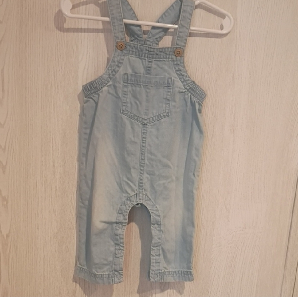 Light Blue Denim Kids Overalls